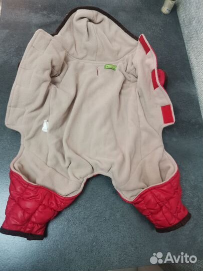 Комбинезон для маленькой собаки на флисе