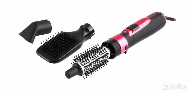 Фен-щетка Galaxy line GL4406, 1200 Вт, черный, роз