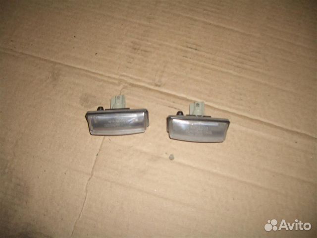 Фонарь подсветки номера nissan Almera (G15) 2013