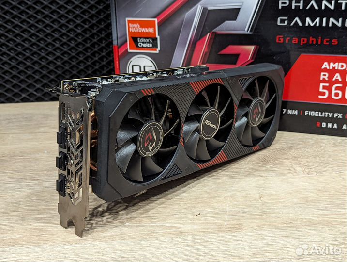 Видеокарта ASRock RX 5600 XT 6 GB Phantom