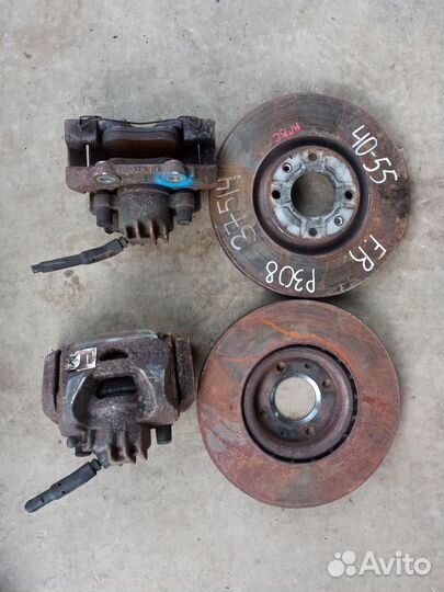 Суппорт Диск тормозной 302мм Пежо Ситроен