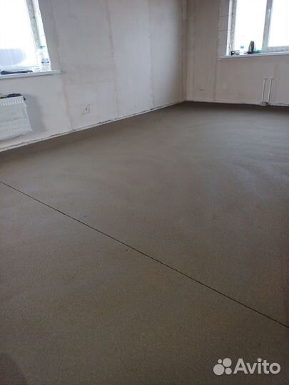 Полусухая стяжка пола с материалами