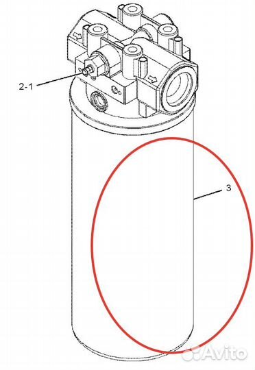 Фильтр гидравлический CAT 444