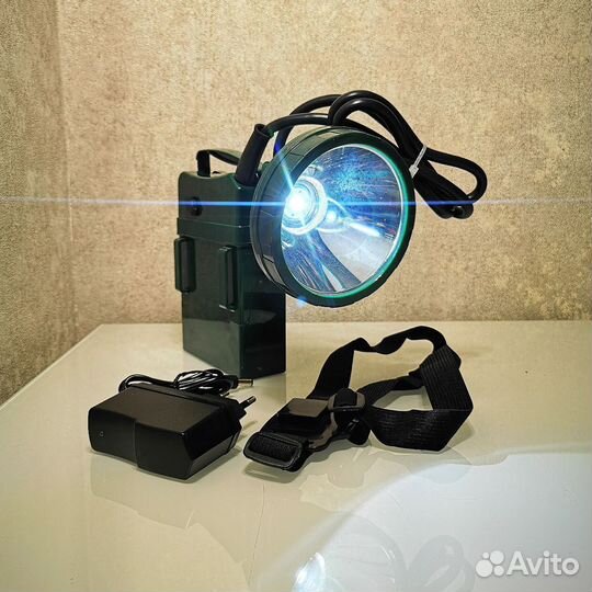 Мощный шахтерский фонарь