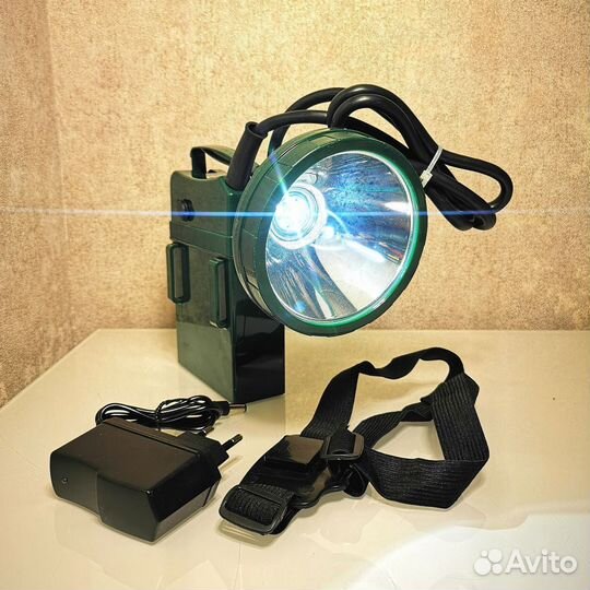 Мощный шахтерский фонарь