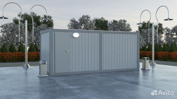 Аренда душевой бытовки для строителей