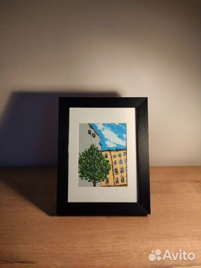 Картина акрилом на холсте