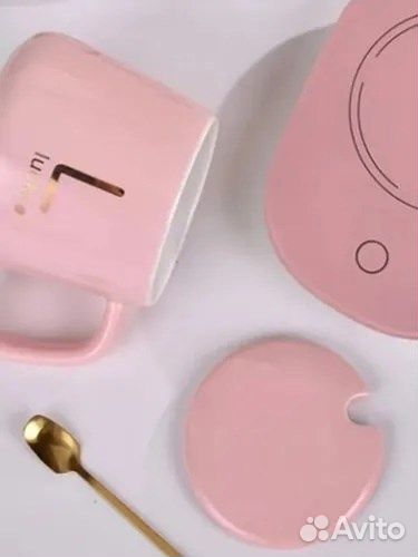 Чайный набор с подогревом из 4 предметов + коробка