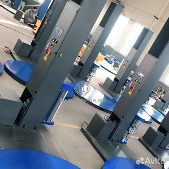 Паллетоупаковщик с моторизированной кареткой