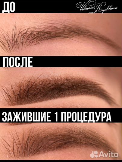 Модель на перманентный макияж бровей век губ