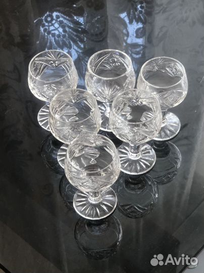 Хрустальные рюмки СССР