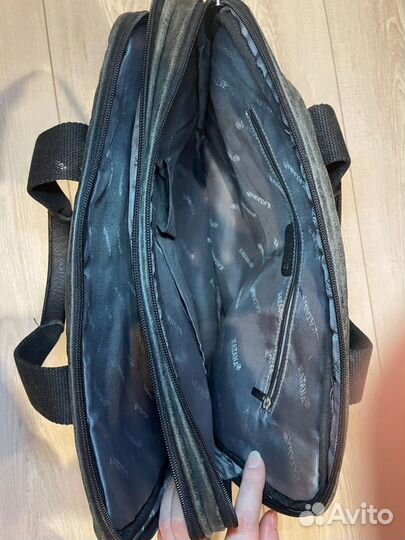 Кожаная сумка для ноутбука