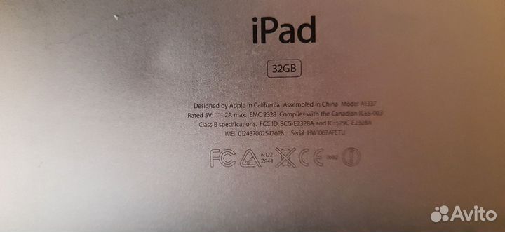 Планшет Apple iPad 1 (2010)