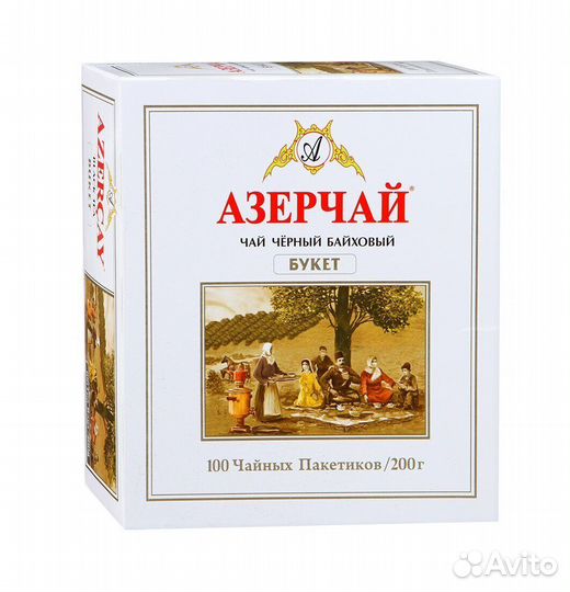Чай Азерчай Букет 100 пакетиков