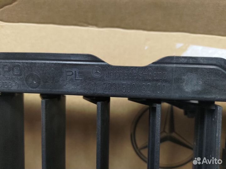 A2235005801 новый дефлектор шторка радиатора w223