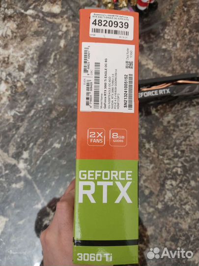 Gigabyte GeForce RTX 3060 Ti eagle OC 8G