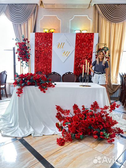 Оформление свадьбы, свадебный декор