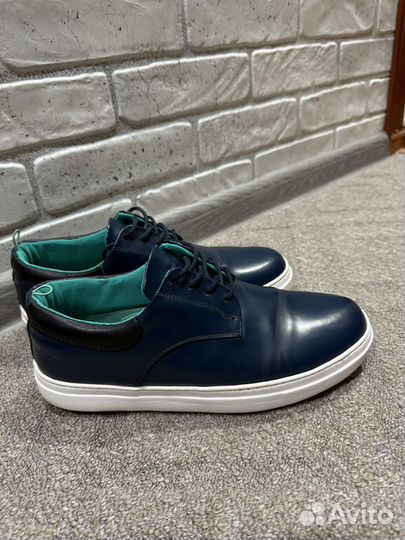 Мужские кожаные кеды