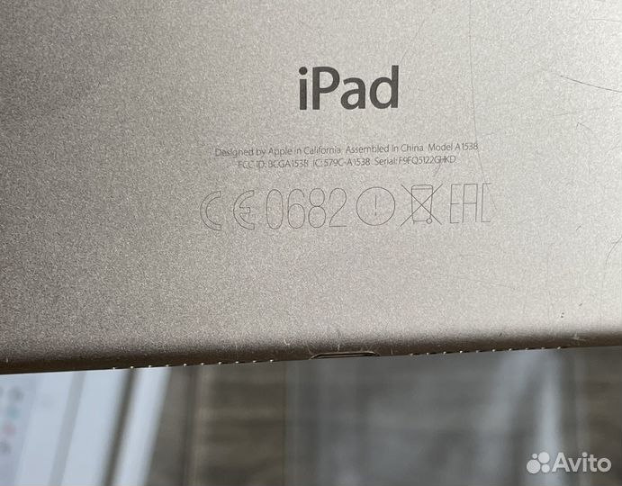 iPad mini 4 16gb wi-fi планшет золотой