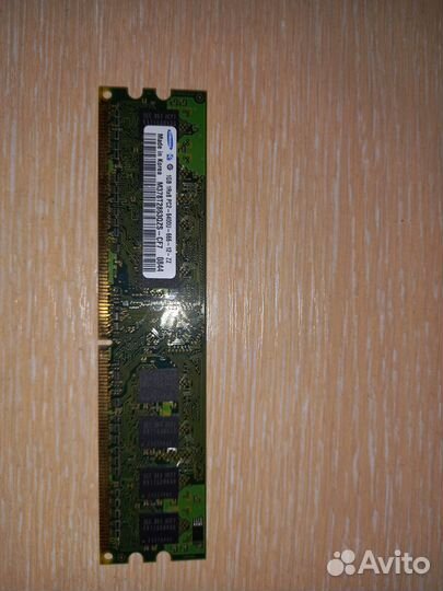 Оперативная память Samsung DDR2 1/2 GB 6400U