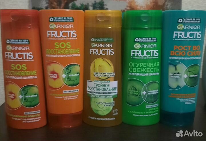 Шампунь elseve,tresemme, fructis, clear, wella