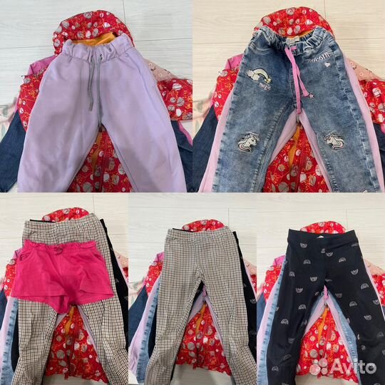 Вещи пакетом на девочку 104 110