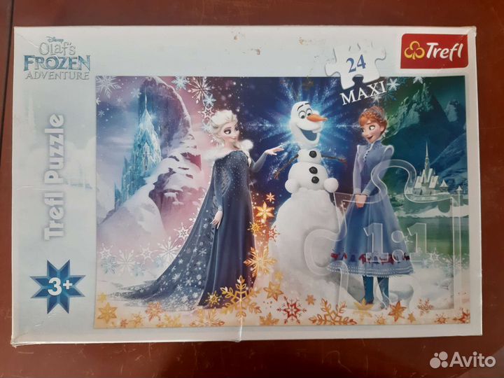 Пазл холодное сердце. 24 детали(большие)