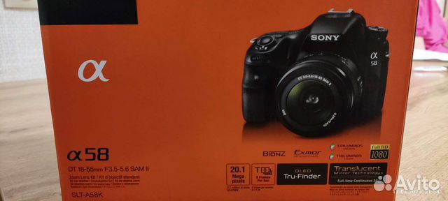 Фотоаппарат Sony Alpha SLT-A58K