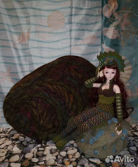 Блюдо-ракушка с раком