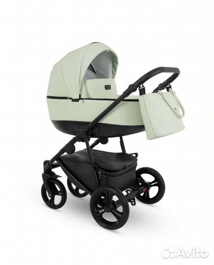 Коляска 2 в 1 Camarelo Tisso фисташковый
