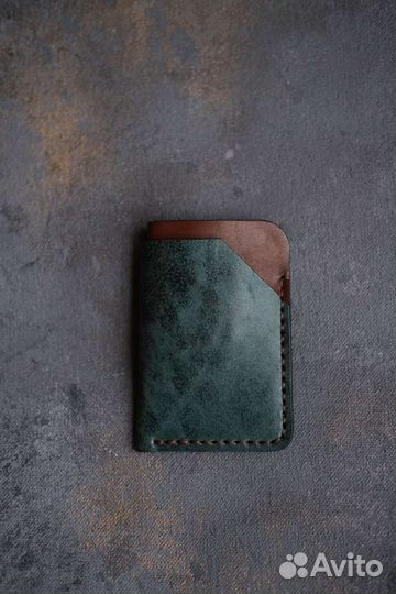 Кардхолдер или мини кошелек из натуральной кожи
