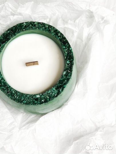 Ароматическая свеча ручной работы