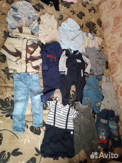 Детские вещи на мальчика 80 86