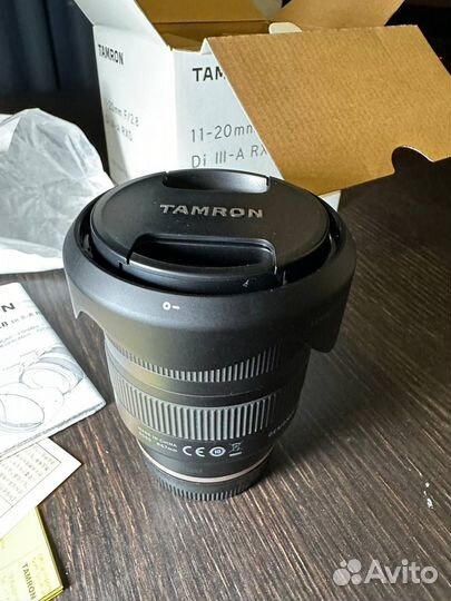 Объектив Tamron 11-20mm F/ 2.8 III RXD Sony E