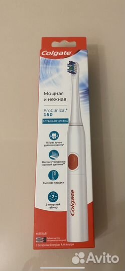 Электрическая зубная щетка Colgate новая