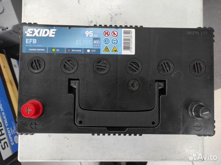Аккумулятор 95Ач EFB Exide D31R азия 800A прямой