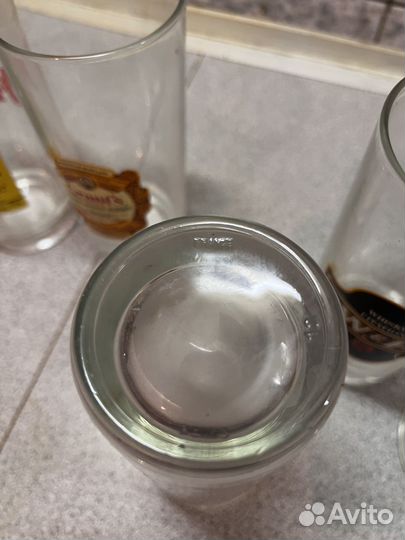 Стеклянные стаканы