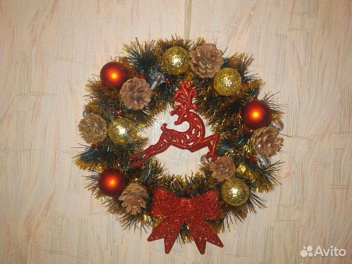 Рождественские веночки на заказ
