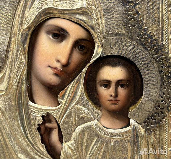 Икона Казанская Богородица Мастерская Галкина