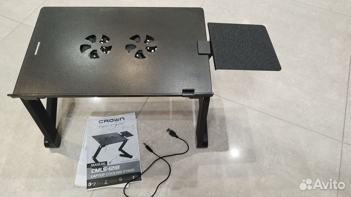 Стол для ноутбука crown micro cmls-121B