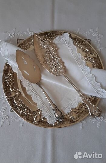 Лопатки для сервировки серебрение