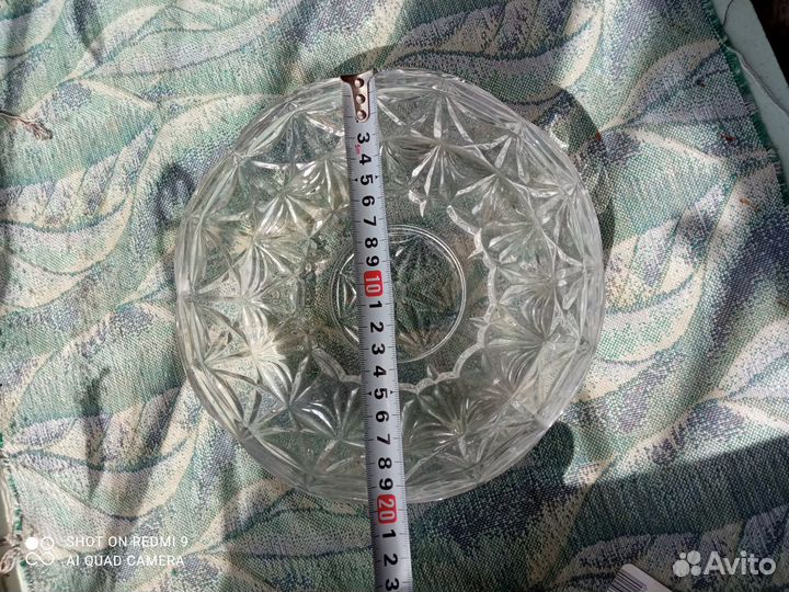 Салатник хрусталь СССР