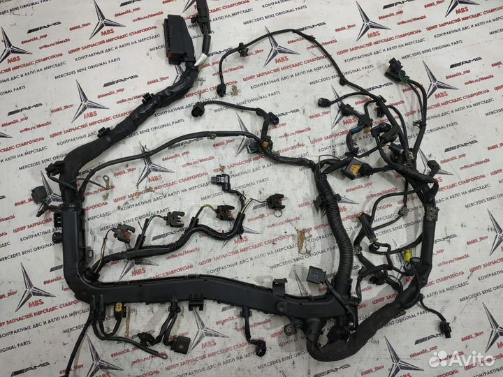 Проводка двигателя om651 Mercedes