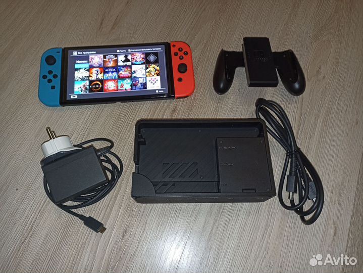 Nintendo switch oled прошитая с играми