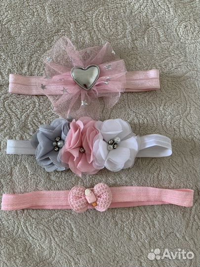 Повязки на голову для малышки