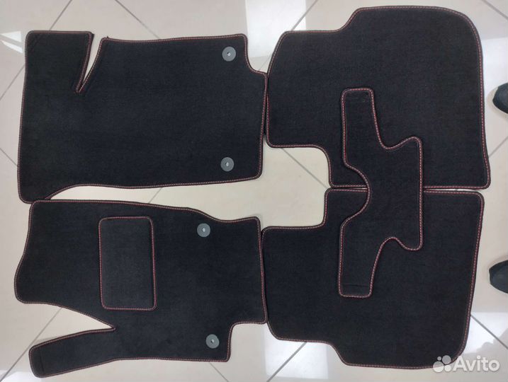 Коврики салона текстильные Volkswagen Polo с 2020