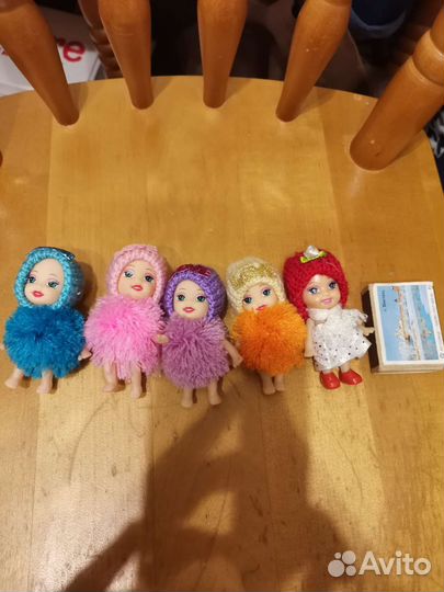 Маленькие куколки 5 штук игрушки куклы