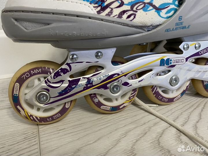 Ролики раздвижные детские 31-36рр