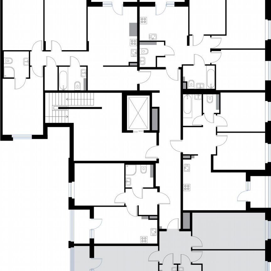 2-к. квартира, 60,2 м², 2/3 эт.