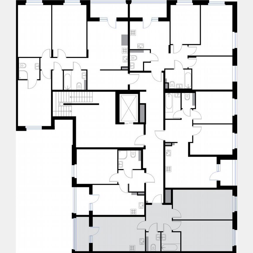 2-к. квартира, 60,2 м², 2/3 эт.